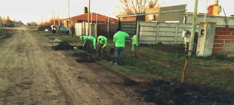 Trabajos en desagües