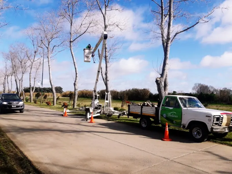 Trabajos en calle Belgrano