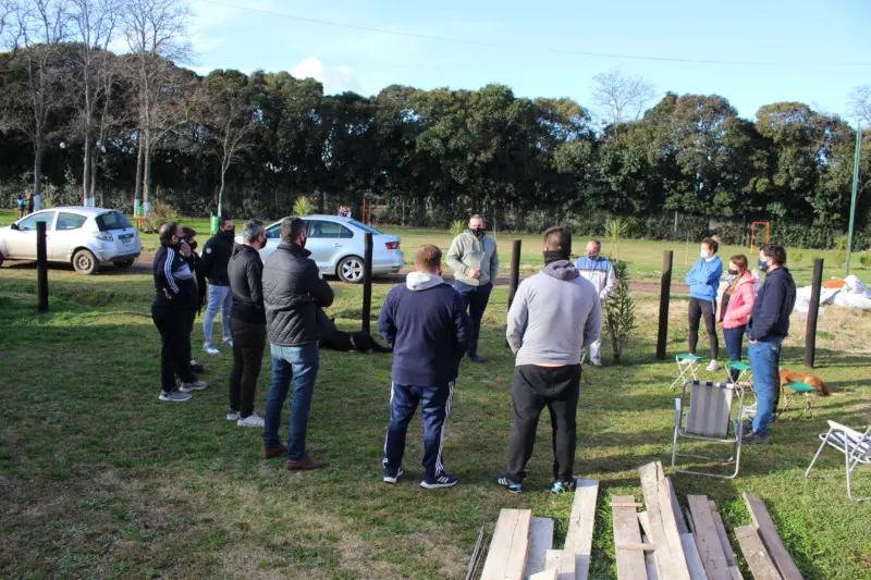 Etchevarren se reunió con vecinos