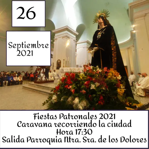 Fiestas patronales 2021: cierre con caravana y misa - Diario Criterio Online