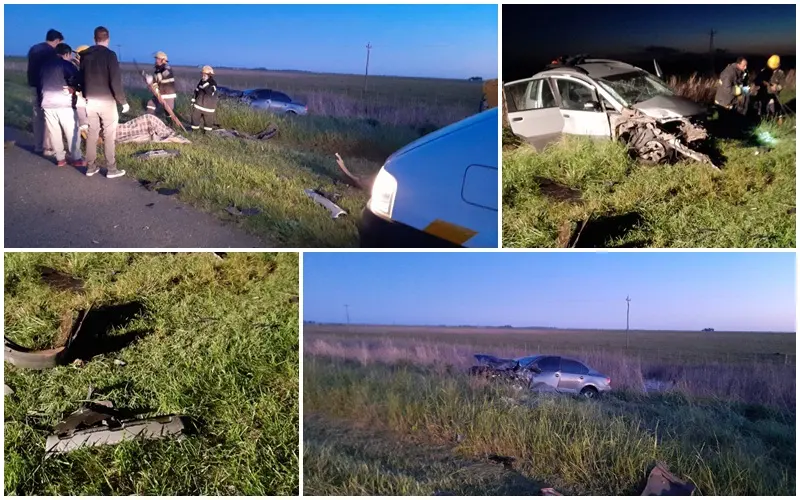 Personas heridas en un violento choque frontal en la ruta 74 - Diario Criterio Online
