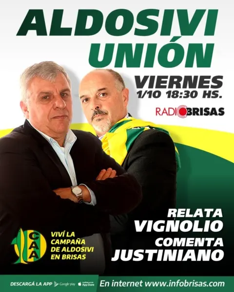 Aldosivi-Unión con relato de Eduardo Vignolio - Diario Criterio Online
