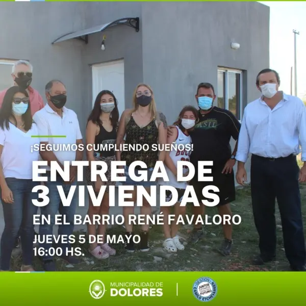 Etchevarren entregará viviendas