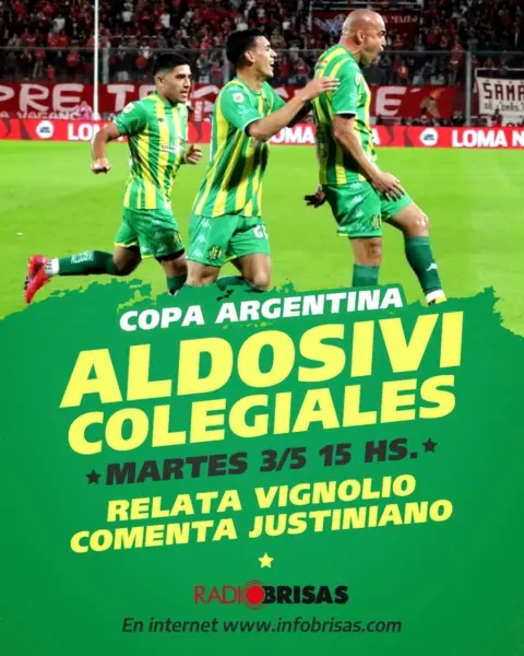Aldosivi – Colegiales con relato de Eduardo Vignolio - Diario Criterio Online