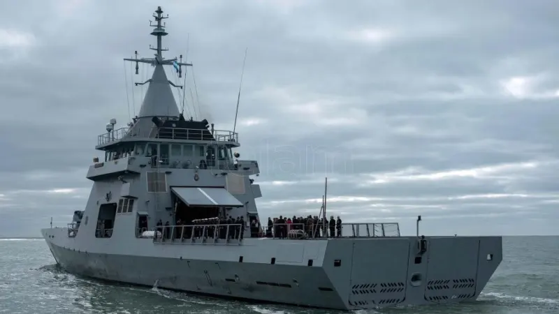 Homenajearon frente a Mar del Plata a las víctimas del Crucero Belgrano, a 40 años de su hundimiento