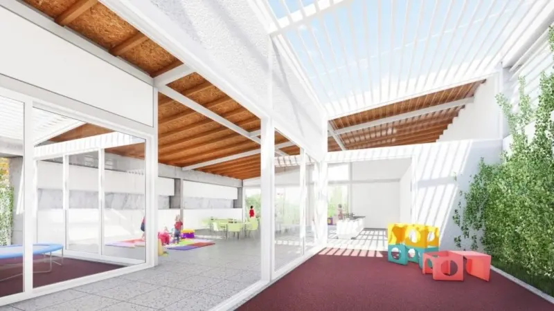 EL INTENDENTE FRANCISCO ECHARREN PRESENTÓ EL CENTRO DE DESARROLLO INFANTIL