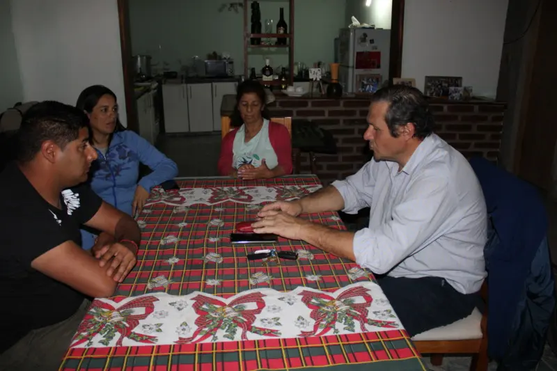 Etchevarren se reunió con vecinos
