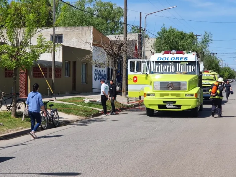 Principio de incendio en una vivienda de Dolores