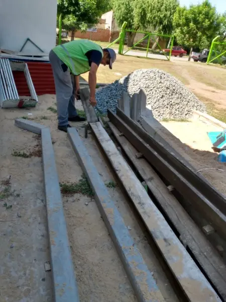 Mantenimiento en el Velódromo
