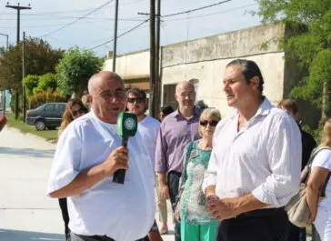 Etchevarren y los vecinos inauguraron pavimento - Diario Criterio Online