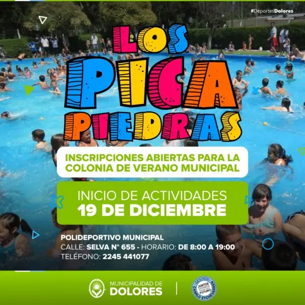 Inscripción para la Colonia Municipal “Los Picapiedras”