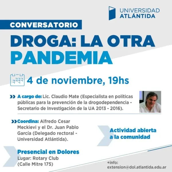 “droga: la otra pandemia” - Diario Criterio Online