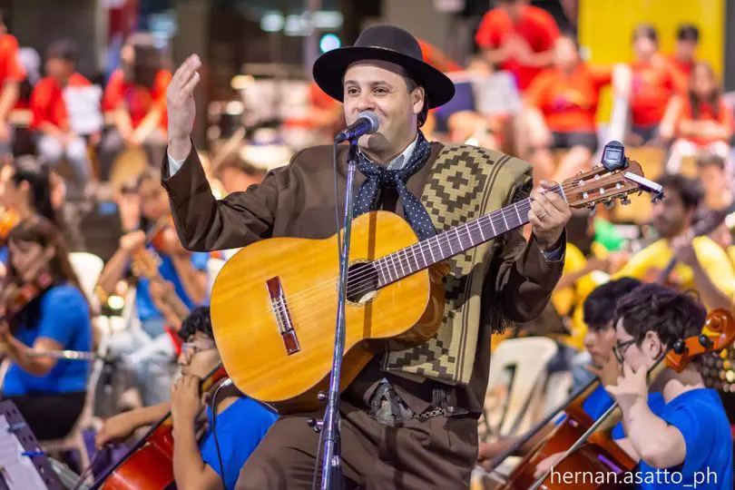 Emanuel Gabotto en el lanzamiento del Festival de Jesús María