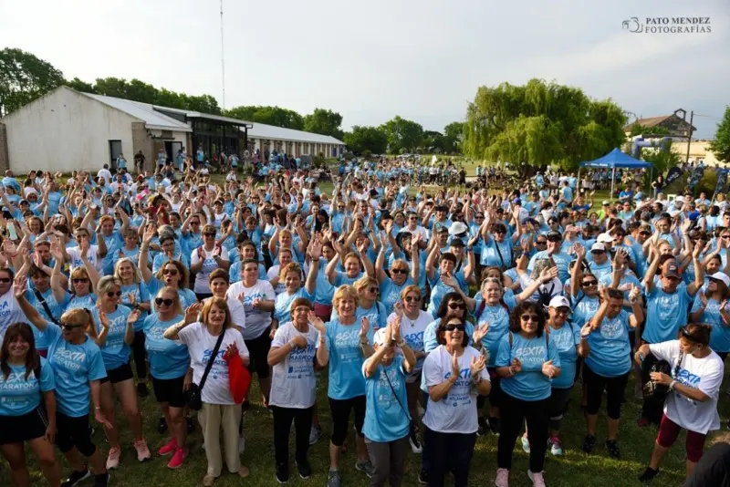 Se corrió la 6° maratón saludable y solidaria