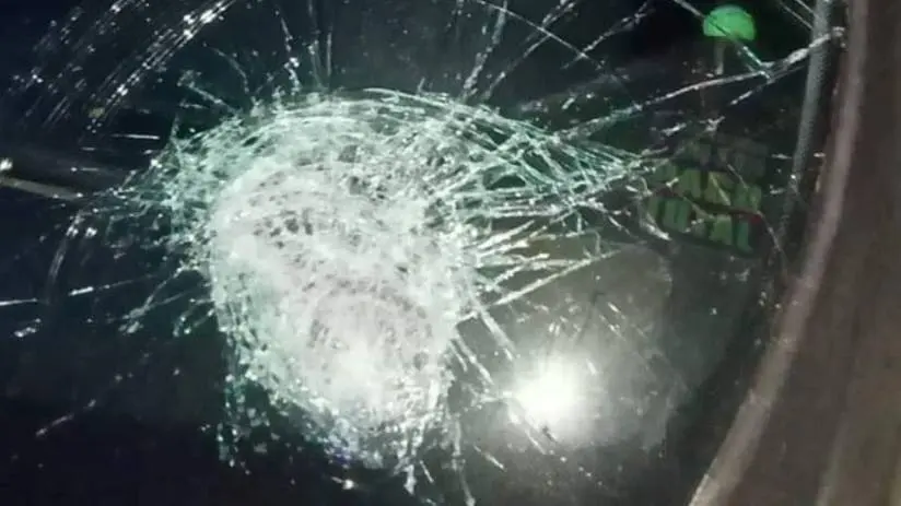 Atacaron un auto a piedrazos en la ruta 11
