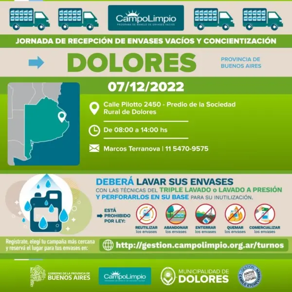 Recepción de envases vacíos - Diario Criterio Online