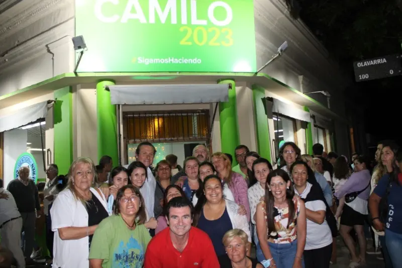 Camilo Etchevarren realizó un cierre de año en su local partidario