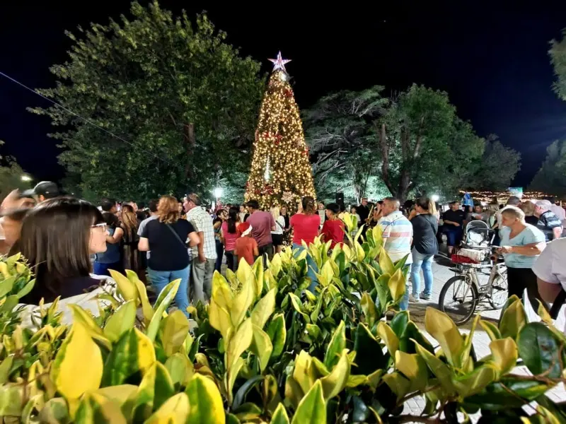 Dolores encendió su gran árbol navideño - Diario Criterio Online