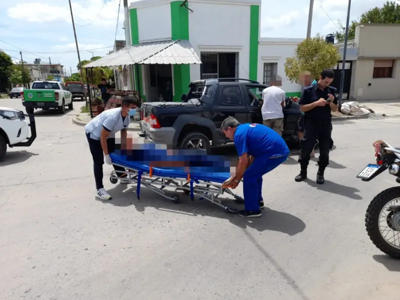 Accidente de tránsito en Echeverría y Alberdi de Dolores - Diario Criterio Online