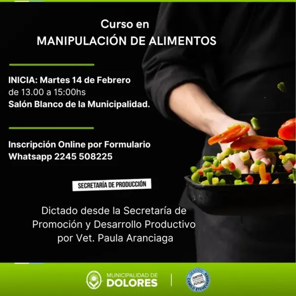Nuevo Curso en Manipulación de Alimentos - Diario Criterio Online