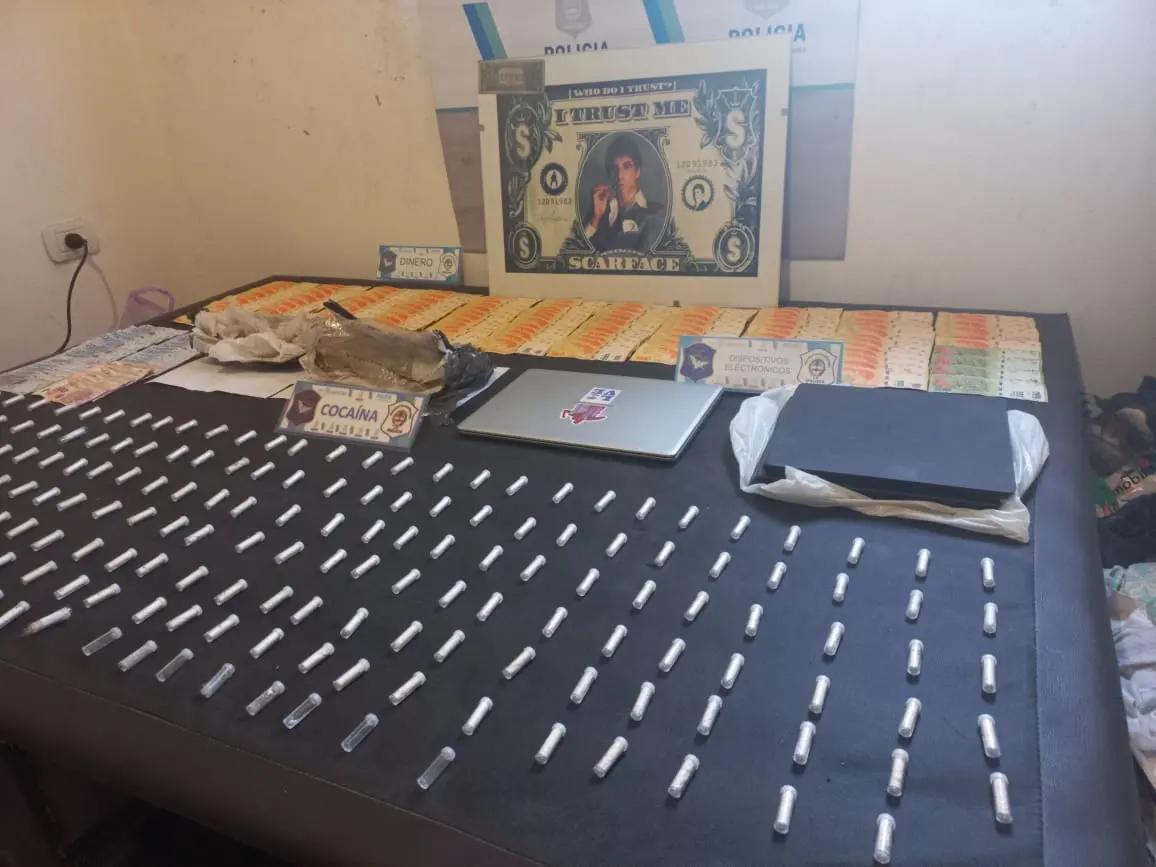 DROGAS ILICITAS DOLORES logró desarticular al “FAROLO” de San Clemente