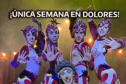 Cirque Amore está en Dolores por esta Única semana!