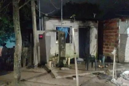Principio de incendio en una vivienda