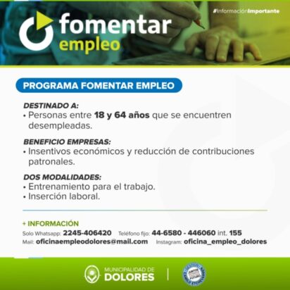 Programa Fomentar Empleo
