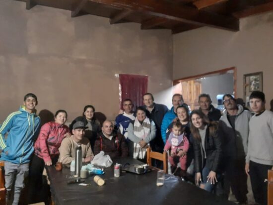 Etchevarren realizó una visita barrial