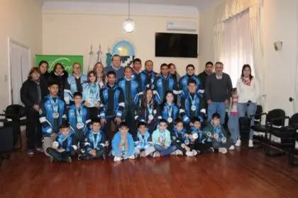 El Intendente recibió a ganadores de Taekwondo