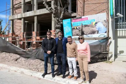 Bianco recorrió obras en General Guido y Lezama