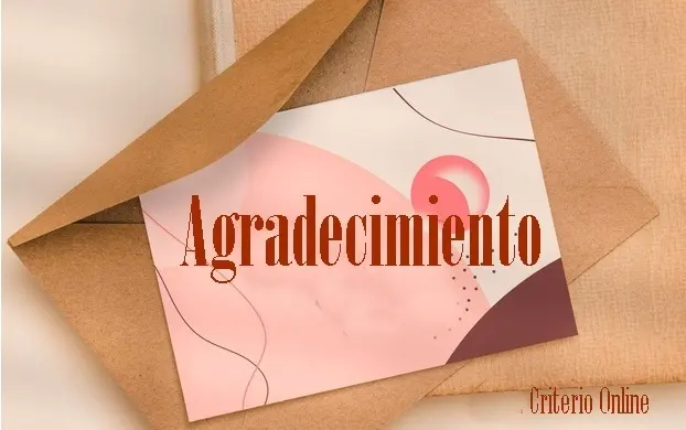 Agradecimiento - Diario Criterio Online