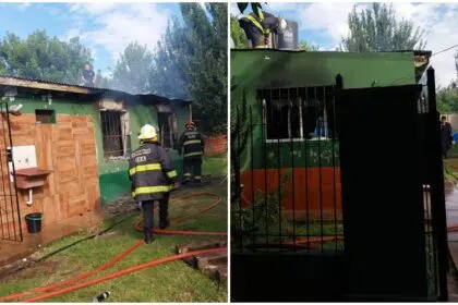 Incendio en una vivienda