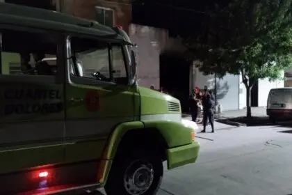 Incendio en galpón de Forrajería en Dolores
