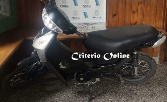 Recuperan moto robada en Dolores