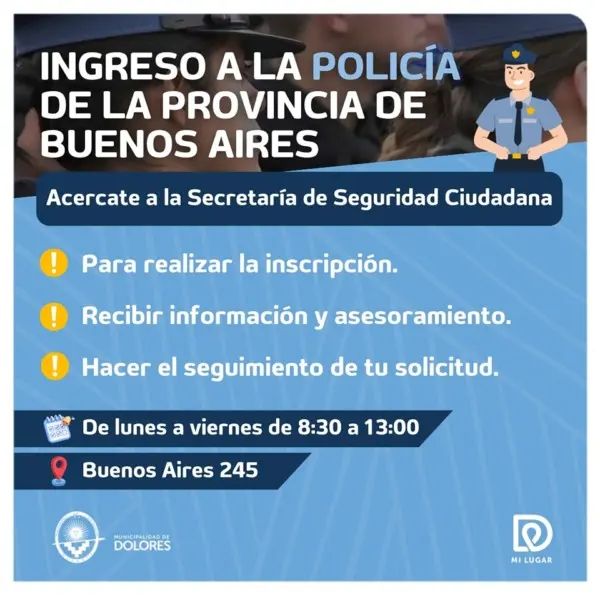 Inscripción para el ingreso a la escuela de policia - Diario Criterio Online