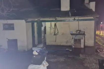 Incendio de vivienda en Estancia “El Olvido”