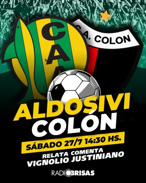 Aldosivi Vs. Colón con relato de Eduardo Vignolio - Diario Criterio Online