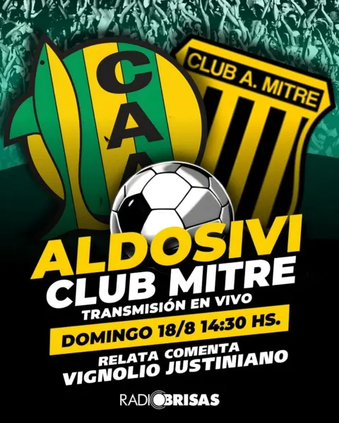 Aldosivi Vs. Mitre de Santiago del Estero con relato de Eduardo Vignolio - Diario Criterio Online