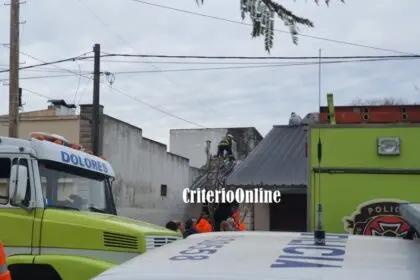 Principio de incendio en una vivienda de Dolores