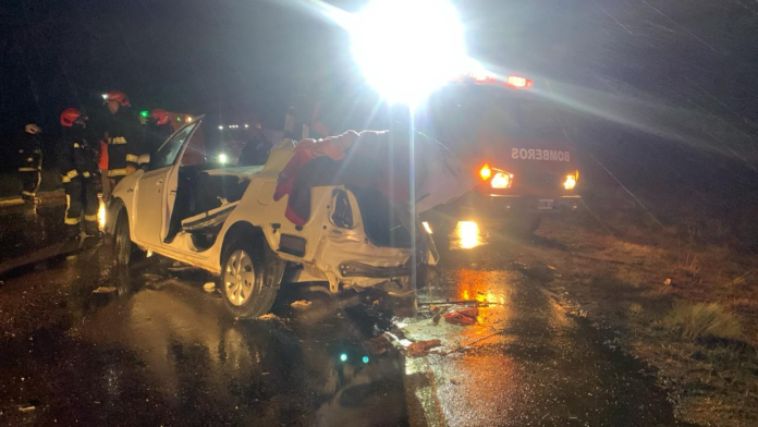 Una mujer falleció en un choque en la ruta 3, en medio de una intensa ...