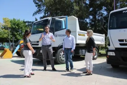 Ampliación del Parque Automotor: el Intendente recibió al Presidente del Banco Provincia
