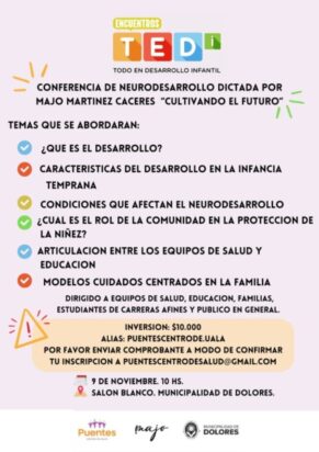 CONFERENCIA DE NEURODESARROLLO “CULTIVANDO EL FUTURO”
