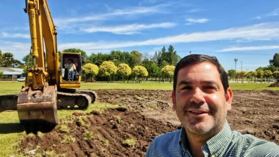 EL INTENDENTE JUAN PABLO GARCÍA ANUNCIÓ EL INICIO DE LA CONSTRUCCIÓN DE LA CANCHA DE HOCKEY Y MÁS OBRAS PARA 2025