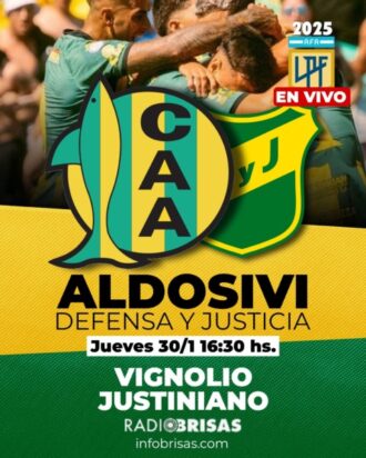 Aldosivi Vs. Defensa y Justicia con relato de Eduardo Vignolio