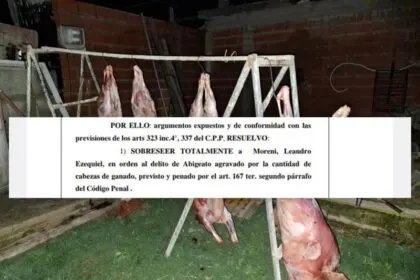 PENITENCIARIO SOBRESEÍDO TRAS INVESTIGACIÓN POR ABIGEATO EN DOLORES