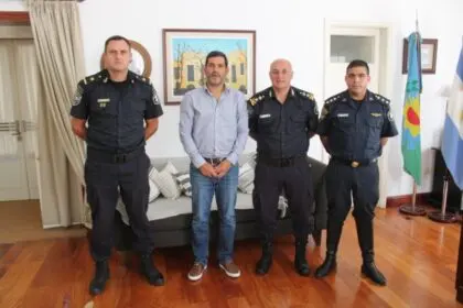 EL INTENDENTE JUAN PABLO GARCÍA SE REUNIÓ CON AUTORIDADES DE LA POLICÍA VIAL