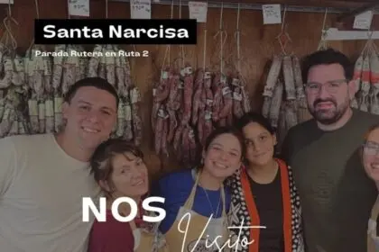 DAMIAN BETULAR VISITÓ LA FABRICA DE QUESOS SANTA NARCISA EN SEVIGNE 