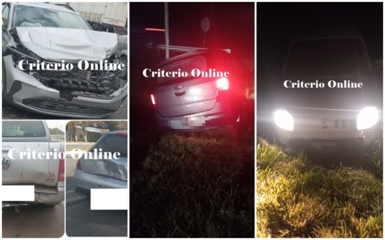 UNA DOLORENSE, PARTE DE UN CHOQUE EN CADENA SIN HERIDOS EN RUTA 63