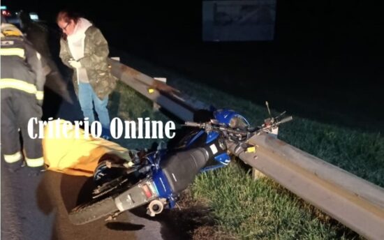 Dolores: caída de motociclistas castellenses en Ruta 2